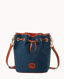 Nylon Small Drawstring Black Black 24 Nylon Small Drawstring Black Black -Dooney & Bourke B1959G INNVPATN