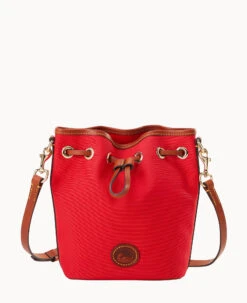 Nylon Small Drawstring Black Black 25 Nylon Small Drawstring Black Black -Dooney & Bourke B1959G INRDPATN