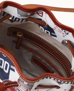 NFL Patriots Small Drawstring PATRIOTS -Dooney & Bourke B1959G QWMWPATNPATR ALT2 1