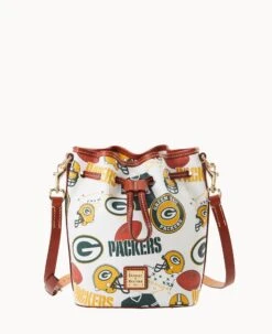 NFL Packers Small Drawstring PACKERS 13 NFL Packers Small Drawstring PACKERS -Dooney & Bourke B1959G QWMWPATNPCKR 1