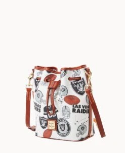 NFL Raiders Small Drawstring RAIDERS 14 NFL Raiders Small Drawstring RAIDERS -Dooney & Bourke B1959G QWMWPATNRAID ALT1 1
