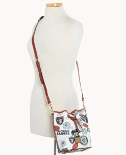 NFL Raiders Small Drawstring RAIDERS 16 NFL Raiders Small Drawstring RAIDERS -Dooney & Bourke B1959G QWMWPATNRAID ALT4 1