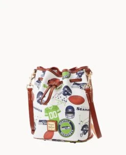 NFL Seahawks Small Drawstring SEAHAWKS 14 NFL Seahawks Small Drawstring SEAHAWKS -Dooney & Bourke B1959G QWMWPATNSEAH ALT1 1