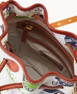 NFL Seahawks Small Drawstring SEAHAWKS 15 NFL Seahawks Small Drawstring SEAHAWKS -Dooney & Bourke B1959G QWMWPATNSEAH ALT2 1