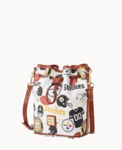 NFL Steelers Small Drawstring STEELERS -Dooney & Bourke B1959G QWMWPATNSTLR ALT1 1