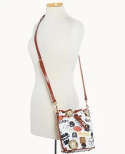 NFL Steelers Small Drawstring STEELERS -Dooney & Bourke B1959G QWMWPATNSTLR ALT4 1