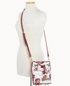 Collegiate University Of Alabama Small Drawstring U OF ALABAMA -Dooney & Bourke B1959G QXMWPATNALA0 ALT4