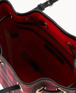 Tucker Small Drawstring Red -Dooney & Bourke B1959G TURDPABL ALT2