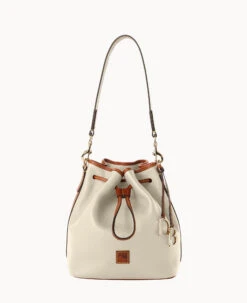 Pebble Grain Drawstring Hot Pink 37 Pebble Grain Drawstring Hot Pink -Dooney & Bourke B1961G 9PBOPAKR