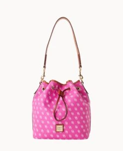 Gretta Drawstring Bone -Dooney & Bourke B1961G NGFHPATN