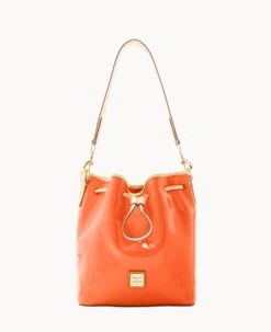 Patent Drawstring Black -Dooney & Bourke B1961G PTCESVNA