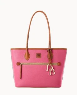 Pebble Grain Tote Hot Pink -Dooney & Bourke B1964G 9PHPPAKR 1