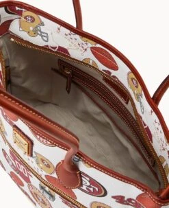NFL 49ERS Tote 49ERS 15 NFL 49ERS Tote 49ERS -Dooney & Bourke B1964G QWMWPATN49ER ALT2 1