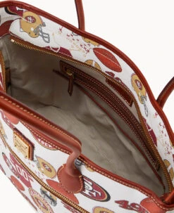 NFL 49ERS Tote 49ERS 11 NFL 49ERS Tote 49ERS -Dooney & Bourke B1964G QWMWPATN49ER ALT2