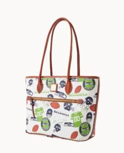 NFL Seahawks Tote SEAHAWKS -Dooney & Bourke B1964G QWMWPATNSEAH ALT1 1