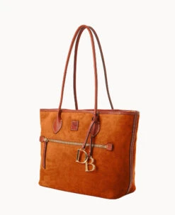 Suede Tote Amber -Dooney & Bourke B1964G SUARPATN ALT1