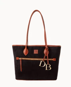 Suede Tote Amber -Dooney & Bourke B1964G SUBLPATN