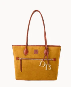 Suede Tote Amber -Dooney & Bourke B1964G SUCHPATN