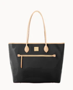 Patent Large Tote Clementine 25 Patent Large Tote Clementine -Dooney & Bourke B1965G PTBLSVNA