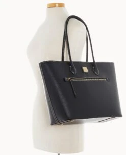 Saffiano Large Tote Black 27 Saffiano Large Tote Black -Dooney & Bourke B1965G SIBLSIBL ALT4 1