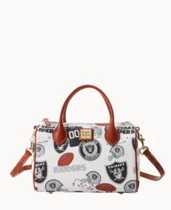 NFL Raiders Barrel Satchel RAIDERS -Dooney & Bourke B1973G QWMWPATNRAID 2