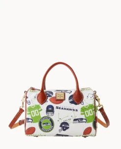 NFL Seahawks Barrel Satchel SEAHAWKS