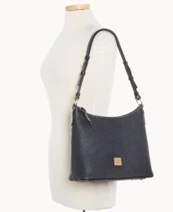 Pebble Grain Hobo Black Black -Dooney & Bourke B2030G AWBLPABL ALT4 1