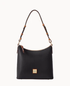 Wexford Leather Hobo Black