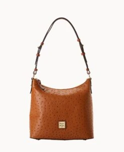 Ostrich Hobo Black -Dooney & Bourke B2030G OTCAPAKR