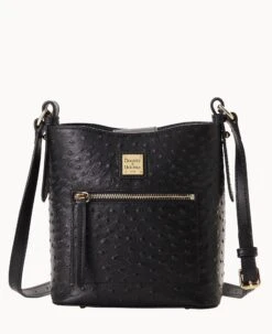 Ostrich Small Ridley Black 22 Ostrich Small Ridley Black -Dooney & Bourke B2036G OTBLPABL 2