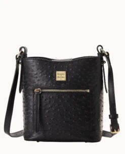 Ostrich Small Ridley Black
