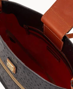 Ostrich Ridley Black -Dooney & Bourke B2037G OTBLPAKR ALT2