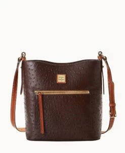 Ostrich Ridley Black -Dooney & Bourke B2037G OTBMPAKR