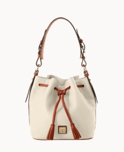 Pebble Grain Drawstring Black Black -Dooney & Bourke B2077G AWBOPATN