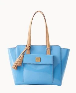 Patent East West Shopper Black -Dooney & Bourke B2169G PTDNSVNA