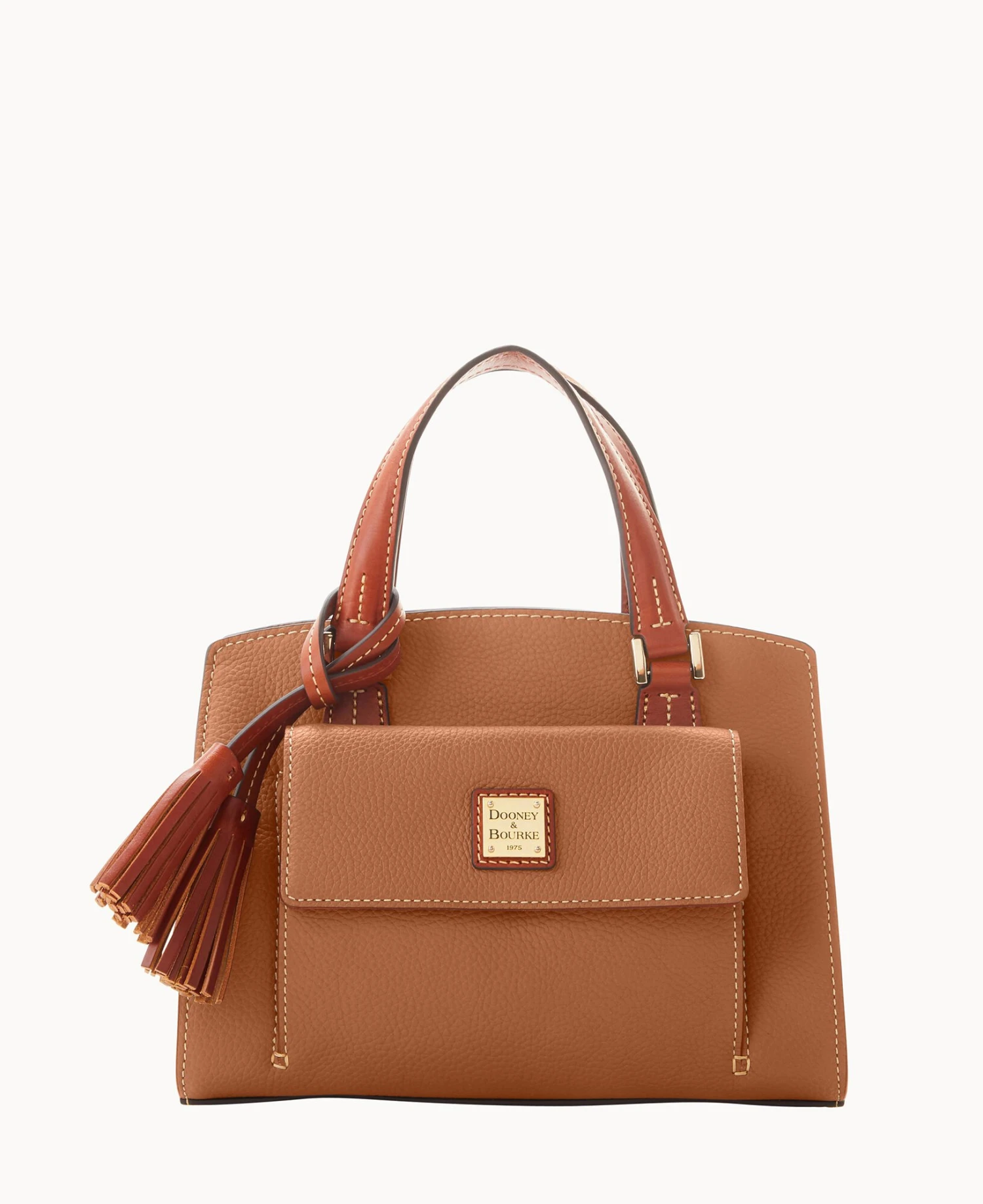 Pebble Grain Small Satchel Bone 13 Pebble Grain Small Satchel Bone - Image 13