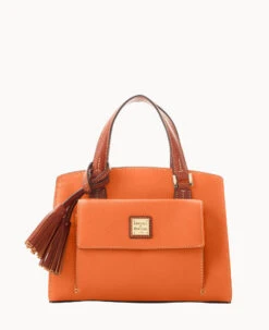 Pebble Grain Small Satchel Bone 33 Pebble Grain Small Satchel Bone -Dooney & Bourke B2170G AWCEPATN