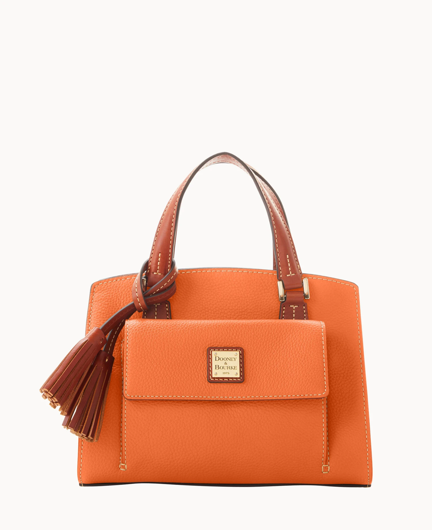 Pebble Grain Small Satchel Bone 14 Pebble Grain Small Satchel Bone - Image 14