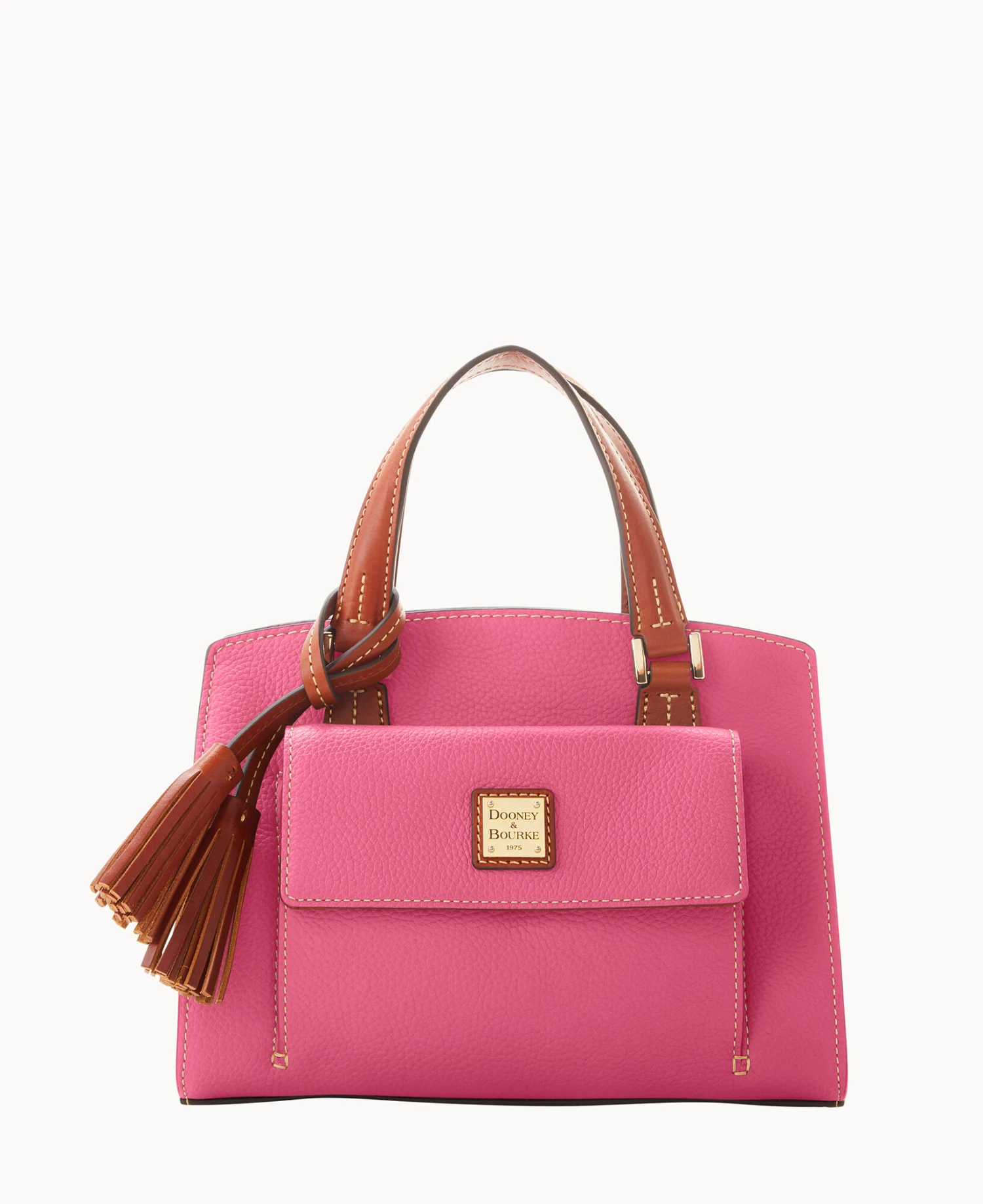 Pebble Grain Small Satchel Bone 17 Pebble Grain Small Satchel Bone - Image 17