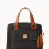 Wexford Leather Small Satchel Black