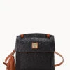 Ostrich Crossbody Black