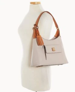 Wexford Leather Small Hobo Oyster -Dooney & Bourke B2172G JKOYPANA ALT4