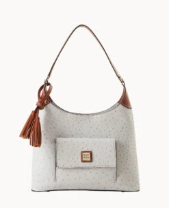 Ostrich Small Hobo Black -Dooney & Bourke B2172G OTFGPAKR