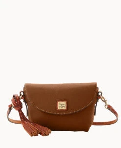 Pebble Grain Crossbody Saddle Bag Black 31 Pebble Grain Crossbody Saddle Bag Black -Dooney & Bourke B2174G AWBFPATN