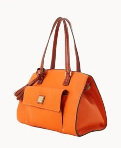 Pebble Grain Shoulder Bag Clementine 25 Pebble Grain Shoulder Bag Clementine -Dooney & Bourke B2175G AWCEPATN ALT1 1