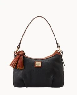 Pebble Grain Pouchette Bark -Dooney & Bourke B2218G AWBLPATN