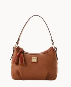 Pebble Grain Pouchette Bark -Dooney & Bourke B2218G AWCAPATN