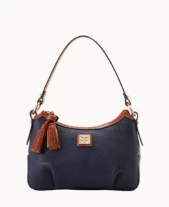 Pebble Grain Pouchette Bark -Dooney & Bourke B2218G AWMDPATN