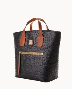 Ostrich Darla Shopper Black 16 Ostrich Darla Shopper Black -Dooney & Bourke B2229G OTBLPAKR ALT1 1