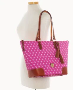 Gretta Career Tote Fuchsia -Dooney & Bourke B2258G NGFHPATN ALT4 1